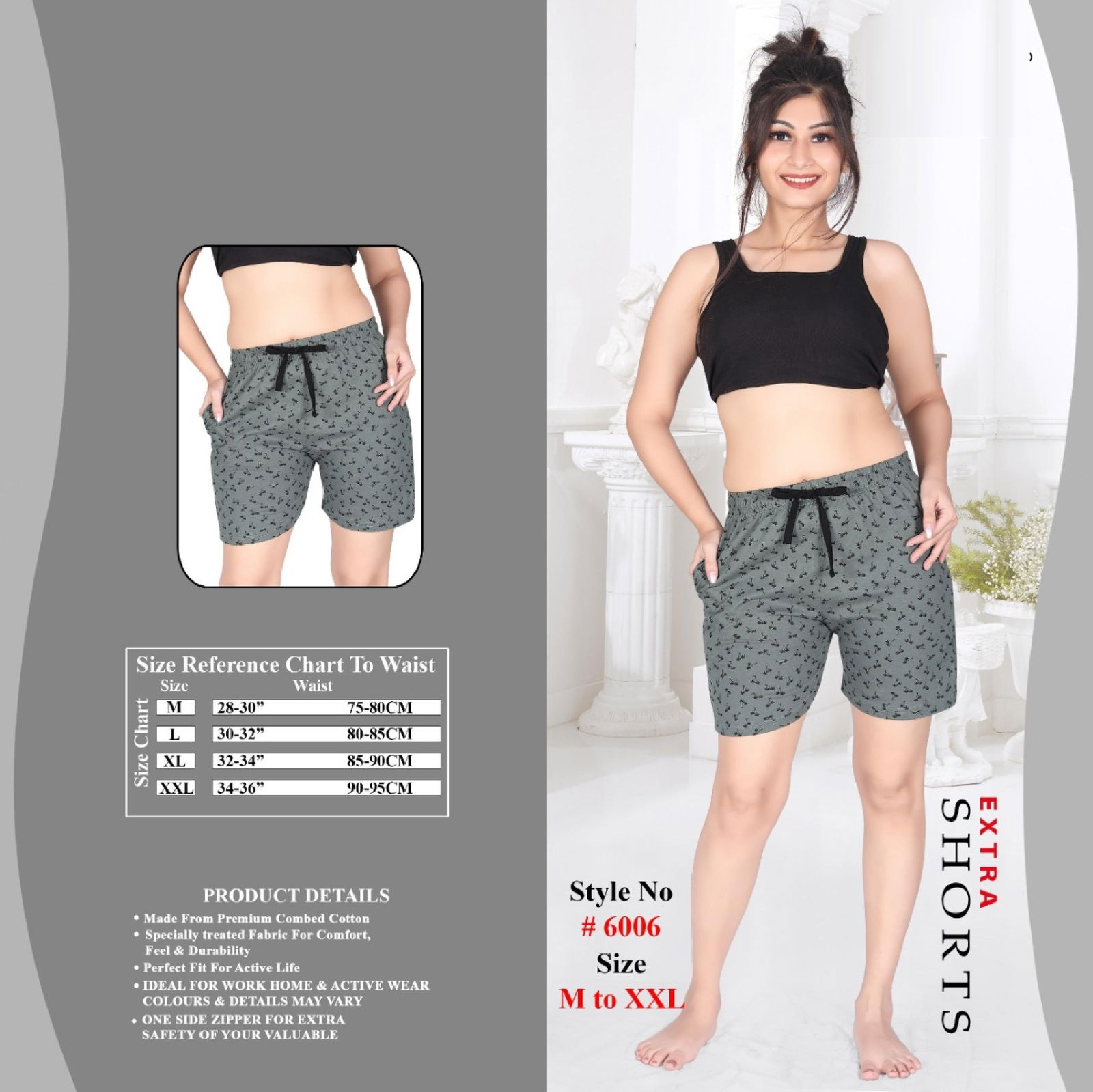 Orange 6006 Night Wear Shorts Cotton Latest Exclusive Comfortable Hosiery With Super Fine Stitching Night Suits Collection 